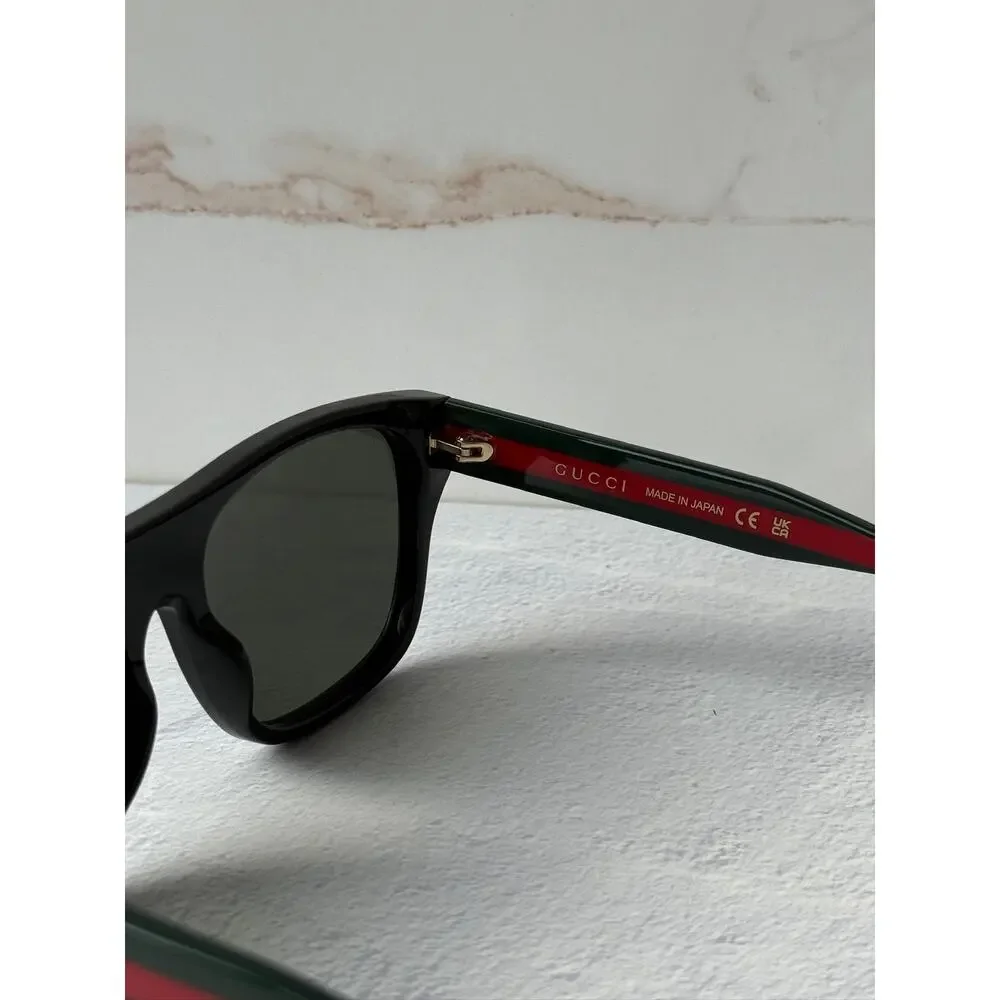 NEW Gucci GG2119S Black Unisex Square Sunglasses $395